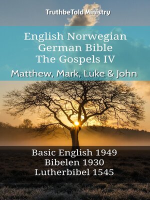 cover image of English Norwegian German Bible--The Gospels IV--Matthew, Mark, Luke & John